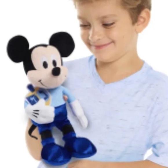 Disney Hanukkah Mickey Mouse Plush toy Holding A Dreidel! Mint in pkg. RARE. - Picture 3 of 5